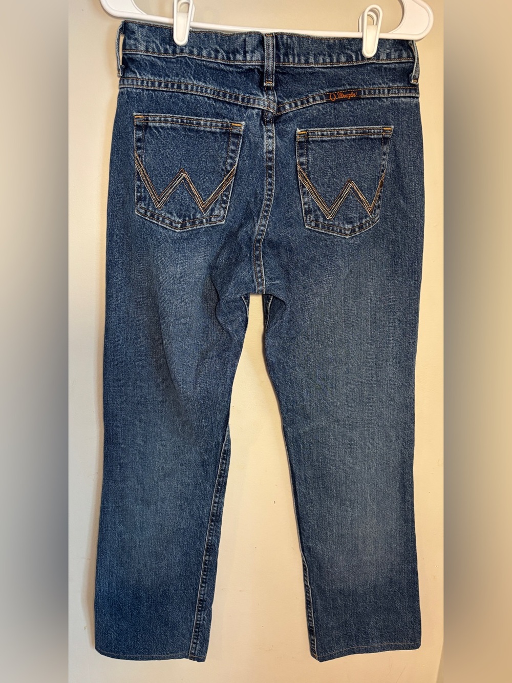 Wrangler Cash Cowgirl Cut Jeans Women’s 7/8 x 31 Bootcut Blue Denim - Hemmed